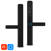 Дверной замок WIFI Ps-Link F5-TY с датчиком отпечатка пальца и защитой IP65 Черный